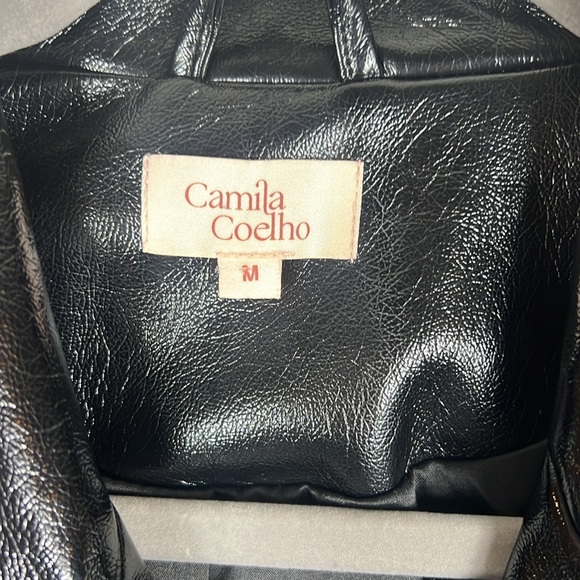 Camila Coelho Florencia Moto Jacket faux fur - Picture 5 of 10